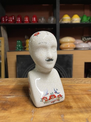 Small phrenology bust - bust, /