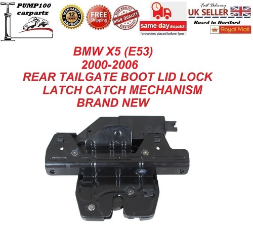 Boot lock for - x5, e53