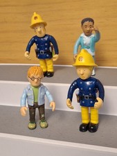 9cm Fireman Sam Figure Bundle - Fireman Sam Nurse Flood Norman Price Penny Set B