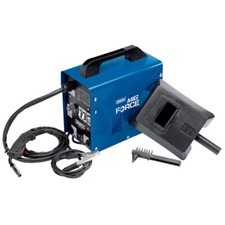  MIG Welder Draper 63669 Gasless Turbo Welding 100A Face Mask Wire ChippingBrush