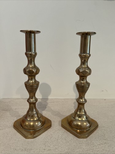 Pair vintage brass - pair, of