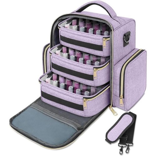 Nail polish organizer case - polish,