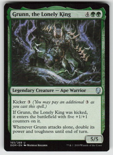 Grunn the lonely king - the,