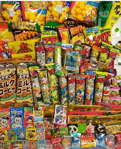 Japanese dagashi large lot - dagashi,