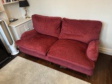 Multiyork Verona 2/3 seater Sofa -  reupholstered in Chelsea Velvet Claret