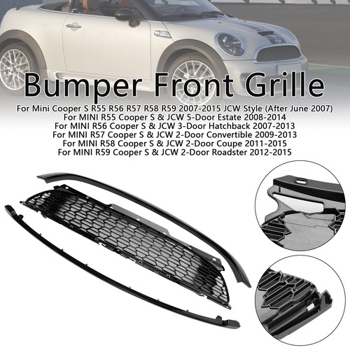3pcs gloss black - black, front