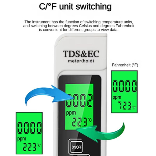 Digital tds ec - 3, ph