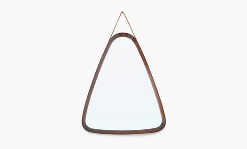 Teak frame mirror - teak, mirror,