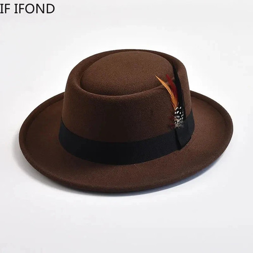 Vintage pork pie - hat, mens
