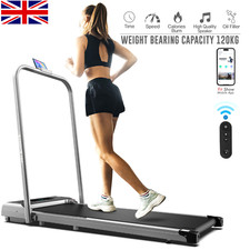 Walking Pad Treadmill Electric Foldable Underdesk Smart Running Machine +Holder