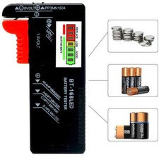 Universal Battery Tester Checker AA, AAA, 9V PP3, 1.5V Am
