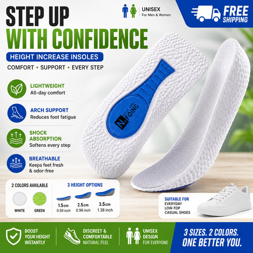 Height increase insoles - height,