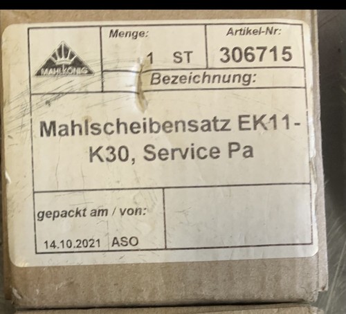 Mahlkonig 275123 65mm diameter - 275123,