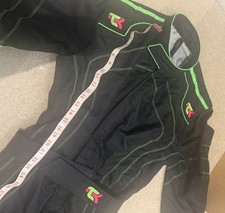 go kart race suit- black-