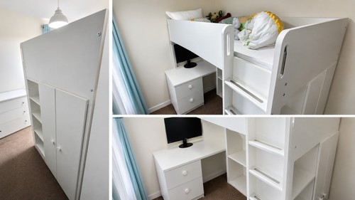 Ikea småstad white single - white,