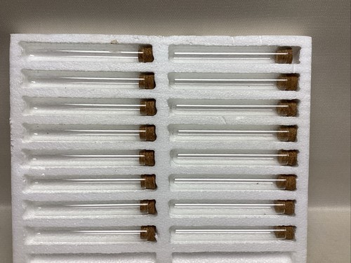 16x125mm glass test tubes - glass,