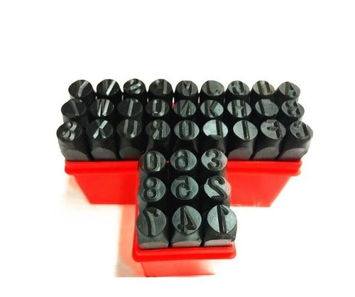 10mm numbers alphabet - 4/6/10mm,
