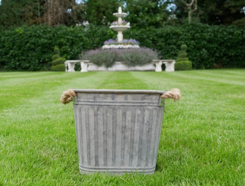 Vintage style galvanised metal - style,