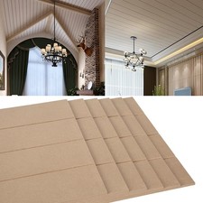 6Pcs V Grooved MDF Wall Panels