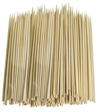100 BBQ BAMBOO STICKS Wooden