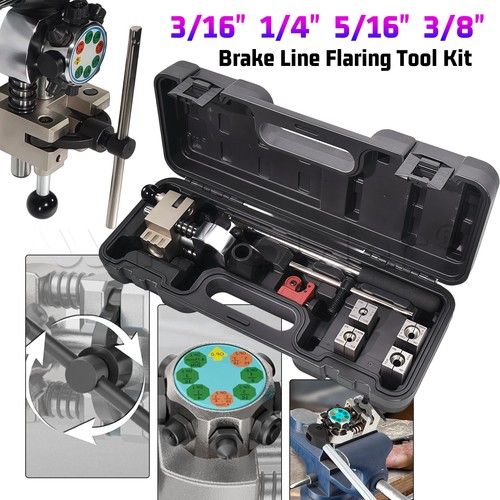 Brake line flaring tool kit - line,