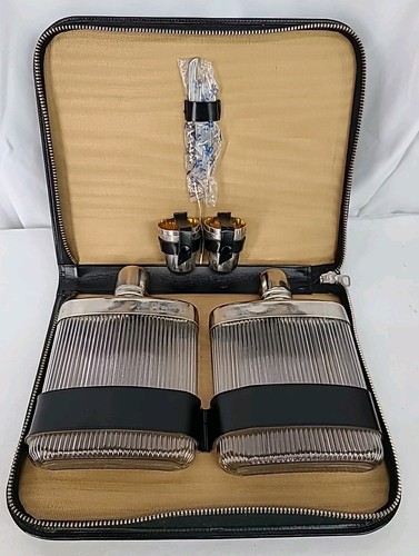 Vtg helo german flasks - flasks,, 4