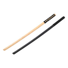 Wooden Bokken Baton Katana Sword Japanese Kendo Samurai Training Cosplay Costume