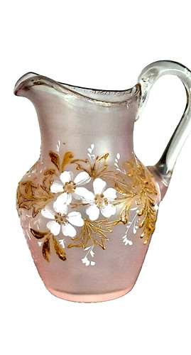 Victorian antique pink frosted - antique,