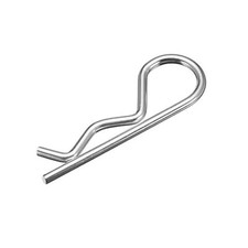 1Pc R-Clip Pin 3mm x 60mm Spring Cotter Trailer Tractor Mower Fastener Silver