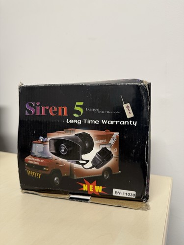 Siren system tone horn - 5-tone,