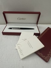 Cartier Diabolo Stylus Retractable Pen With Case And Booklets New