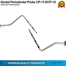Dental Periodontal Probes UNC-15, CP-11.5 BPE Probe Markings Color Coated Probes