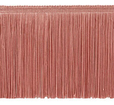 Chainette Fringe Trim 6 inch, Style# CF06, Color# 07 - Rose Pink [5 Yards]