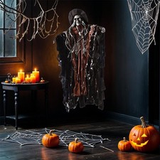 Skull head ghost props Skeleton Head Small Hanging Prop Ghost D6Q7