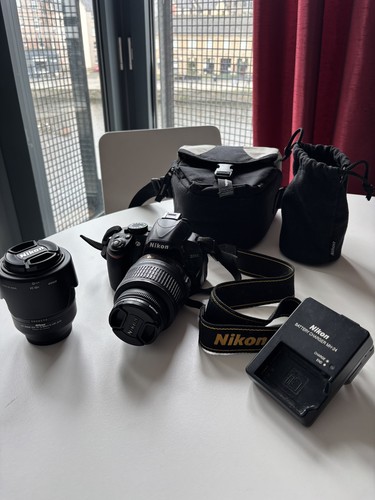 Nikon d3100 dslr twin lens - nikon,