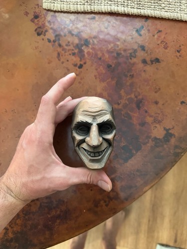 Ooak creepy art - doll, head