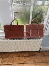 Leather Music Bags. Brown