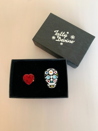 Tatty devine acrylic rings - acrylic, 2
