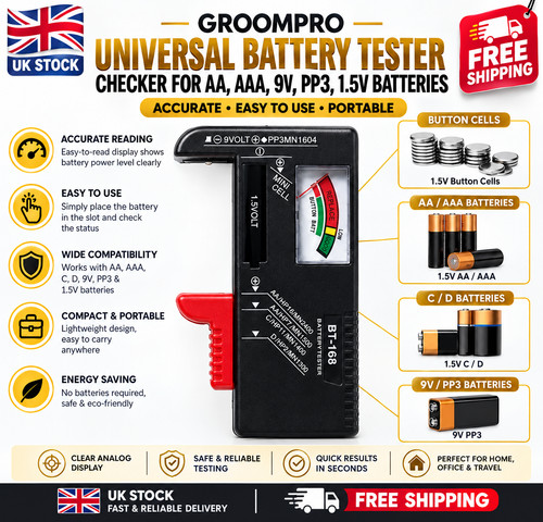 Universal battery tester - battery,