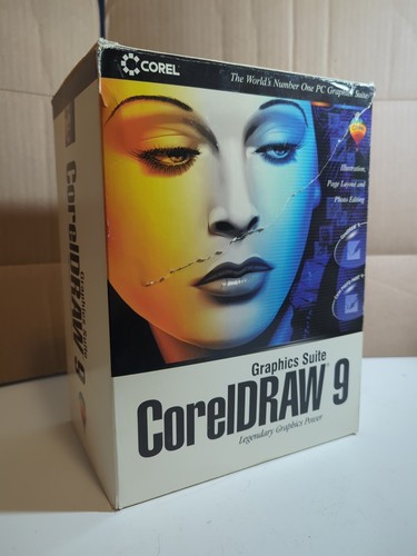 Vintage corel draw graphic - corel, 9