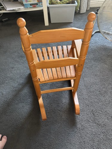 Child wooden rocking chair - child’s,
