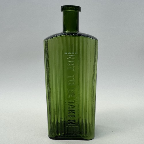 Antique 8oz green ribbed - green,