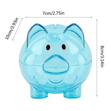 (Blue)Cute Creative Color Pig
