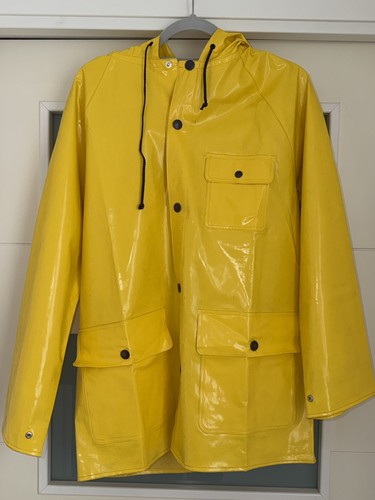 Retro pvc raincoat rain jacket - pvc,