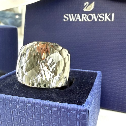 Swarovski nirvana ring - ring, grey
