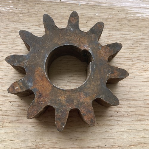 Vintage cast iron sprocket - vintage,