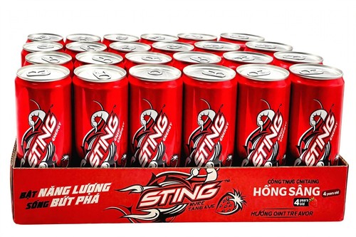 Sting energy drink strawberry - energy,