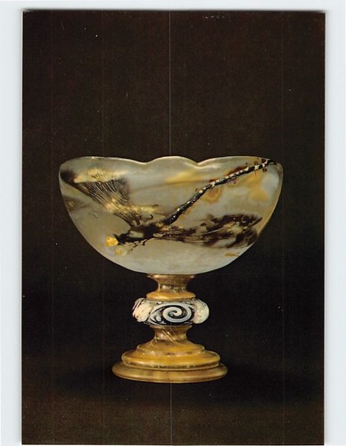 Postcard dragonfly bowl - postcard, at