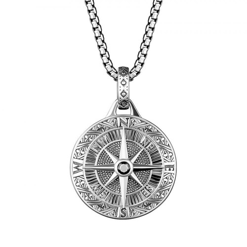 Vintage compass pendant - vintage,