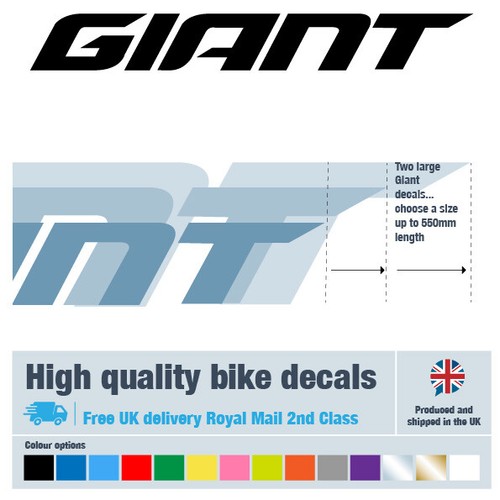 Giant new bike decal - , 325-550mm